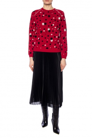 Pleated skirt with perforations, zdjęcie 2 Pleated skirt with perforations od Valentino Red
